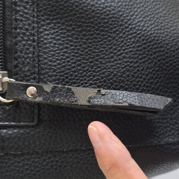 Stone Mountain USA Two-Tone Italian Leather Shoulder Bag/Purse/Hand Bag - Picture 5 of 15